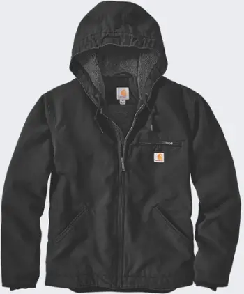 Xhaketë Carhartt Sherpa Lined, tekstili, madhësia S, e zezë