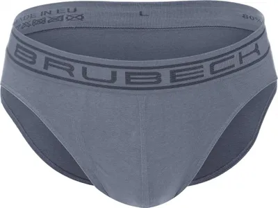 Brekë meshkujsh Brubeck BE00290A Comfort Cotton, pa qepje, madhësia S, gri steel - 1