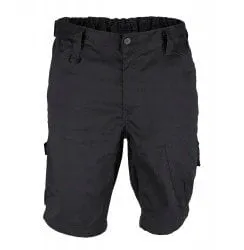 Pantallona të shkurtra pune DEDRA BH33ST S, 220 g/m², përzierje me spandex, gri - 1