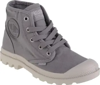 Çizme Palladium Pampa Hi W, kanavacë, vegan, bezhë