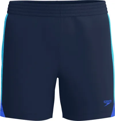 Shorce noti Speedo Hyperboom Splice 16", meshkuj, material tharje e shpejtë, blu - 1