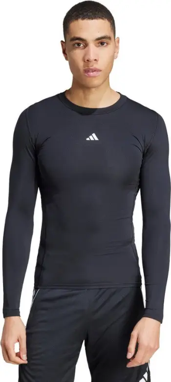 Bluzë termike adidas Techfit JP2944, për meshkuj, me mëngë të gjata, e zezë