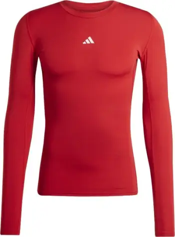 Bluzë kompresuese me mëngë të gjata Adidas Techfit JP2926, për meshkuj, e zezë