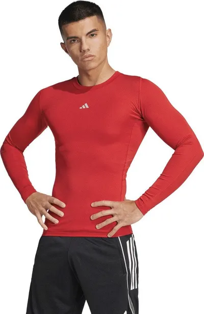 Bluzë sportive Adidas Techfit Long Sleeve Tee M JP2926, mëngë të gjata, kompresion, e zezë - 1