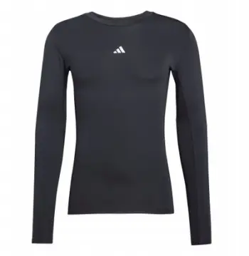 Bluzë termale adidas Techfit JP2944 për meshkuj, me mëngë të gjata, e zezë