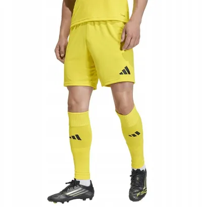 Pantallona të shkurtra futbolli Adidas Entrada 22, meshkuj, AEROREADY, të verdha - 1