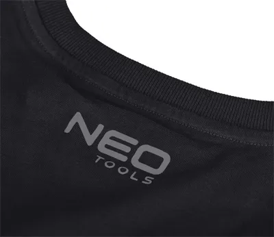 Bluzë Neo Maglietta Printed, motiv mekanik, madhësia 3XL, e zezë - 2
