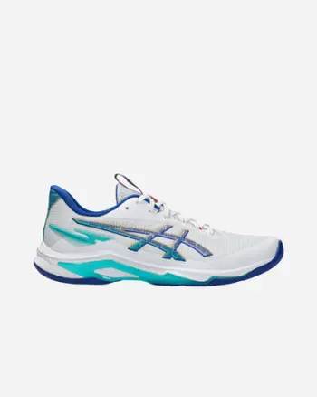 Këpucë volejbolli Asics Netburner Ballistic, për sallë, amortizim FlyteFoam, të bardha