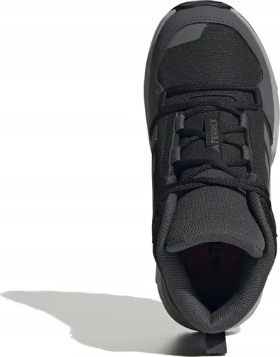Këpucë trekimi Adidas Terrex AX4 R Mid Jr IF6520, për fëmijë, me lidhëse, të zeza gri - 2