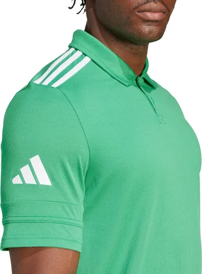Bluzë polo Adidas Squadra 25 M JY3416, për meshkuj, material poliestër dhe pambuk, e bardhë - 4