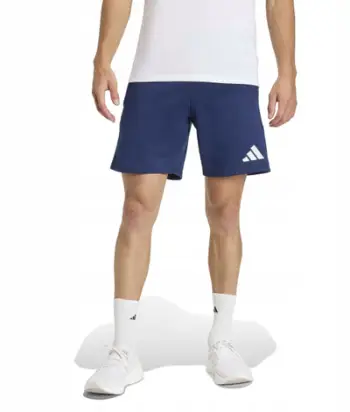 Pantallona të shkurtra djerse Adidas Entrada 26, për meshkuj, me litar, blu
