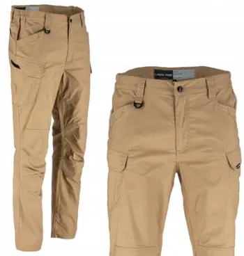 Pantallona cargo Lahti Pro, rip-stop elastike, madhesia 2XL, beige