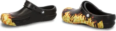 Sandale pune Crocs Bistro Graphic, unisex, kundërrëshqitëse, shumëngjyrëshe - 2