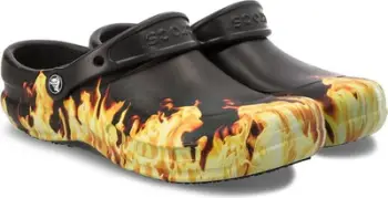 Sandale pune Crocs Bistro Graphic, unisex, kundërrëshqitëse, shumëngjyrëshe