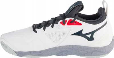 Atlete hendbolli Mizuno Wave Momentum 3, indoor, për meshkuj, të bardha - 2