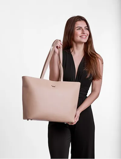Çantë lëkure për femra Vuch Emmie Beige, bezhë - 3