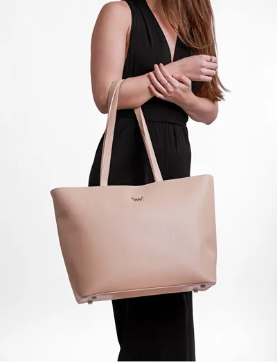 Çantë lëkure për femra Vuch Emmie Beige, bezhë - 5