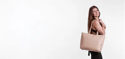Çantë lëkure për femra Vuch Emmie Beige, bezhë - 6