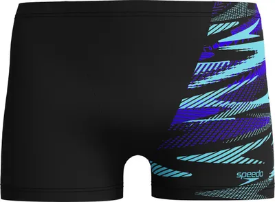 Rroba banje meshkujsh Speedo HyperBoom V Cut Aquashort, Endurance+, të zeza blu - 1