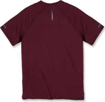 Bluzë burra Carhartt LWD, mëngë të shkurtra, FastDry, e kuqe e errët XL