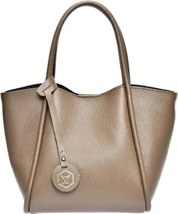 Çantë dore për gra Luisa Vannini, lëkurë, elegante, e zezë