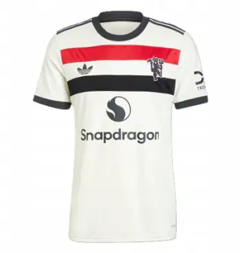 Fanellë futbolli adidas Manchester United 3rd M IY7806, për meshkuj, poliestër, e bardhë