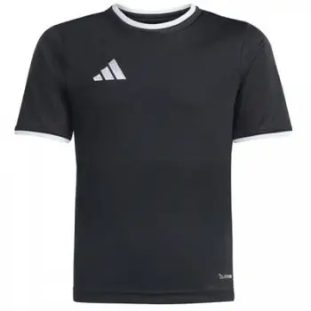 Fanellë sportive Adidas Entrada 26 Kids, unisex, madhësia XXS, e zezë me të bardhë