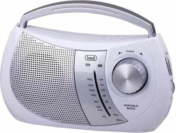 Radio portative Trevi RA 764, AM/FM, dalje për kufje, gri - 1