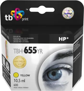 Ngjyrë për printer TB Print për HP DJ Advantage 3225 (TBH-655YR), e verdhë