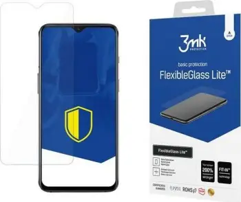 Mbrojtës ekrani 3MK FlexibleGlass Lite, për OnePlus 7, xham hibrid, transparent