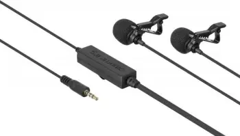 Mikrofon lavalier Saramonic LavMicro 2M, omnidireksional, kabëll 6m, i zi