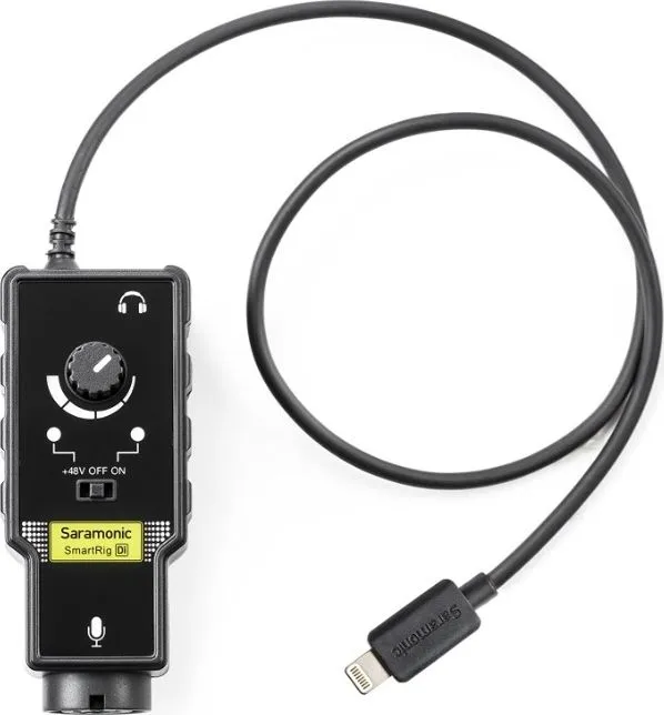 Adapter audio Saramonic SmartRig Di, 2x XLR 6.35mm, Lightning, i zi - 1
