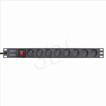 Zgjatues energjie Alantec PZ081U3M, 8 dalje, 3 m, i zi