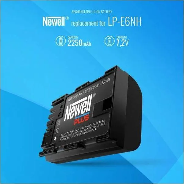 Bateri kamerë Newell Plus LP E6NH, për Canon EOS R5 R6 - 5