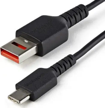 Kabllo karikimi Startech USB A në USB C, vetëm për karikim, 1m, e zezë