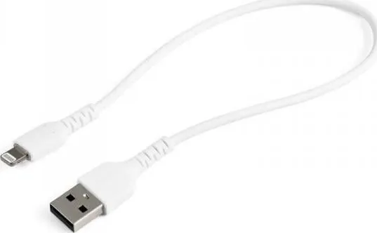 Kabllo USB A në Lightning StarTech.com, 30cm, e bardhë - 1
