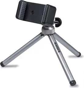 Mbajtëse selfie Kaiser Smartphone Mount 6015, 2 priza tripodi, e zezë