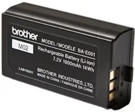 Bateri litium jon Brother BA-E001, për P-touch H300LI, e zezë