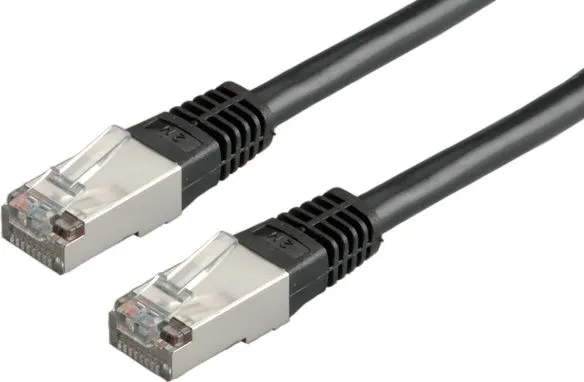 Kabllo rrjeti ROLINE S/FTP Patch Cable Cat.5e, 2m, e zezë - 1