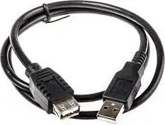 Kabllo USB ROLINE 2.0, Type A në A, 0.8m, e zezë