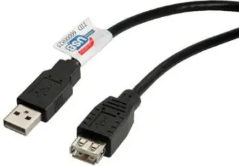 Kabllo zgjatëse USB Roline 11.02.8960, USB 2.0, 3m, e zezë