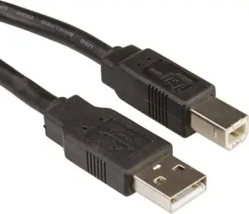 Kabllo USB Roline USB 2.0 A-B, 3m, i zi