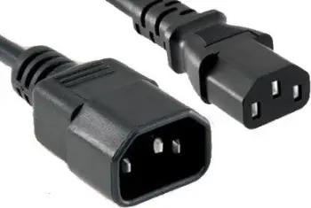 Kabllo rryme Roline IEC320, C13-C14, 3 m, e zezë