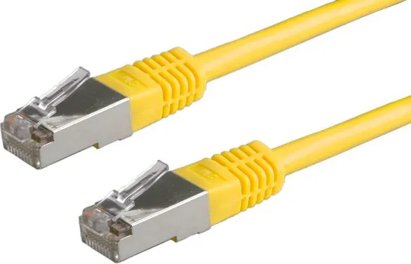 Kabllo rrjeti ROLINE S/FTP Cat.5e, 1m, e verdhë - 1