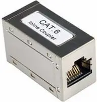 Adaptues rrjeti Roline Modular Coupler, Cat.6, i mbrojtur, argjendtë