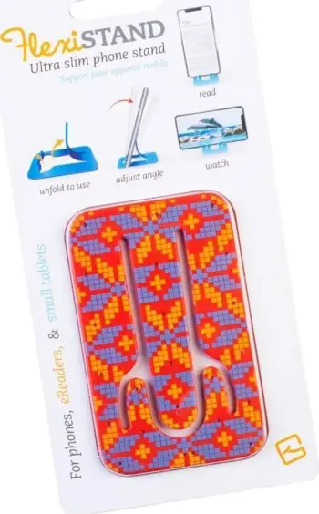 Mbajtëse telefoni Thinking Gifts Flexistand, për eReader dhe tablet të vogël, Icelandic orange