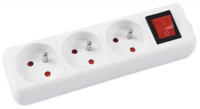 Shtekerlistë Office Products 13113341-14, 3 dalje, 3 m, e bardhë - 1