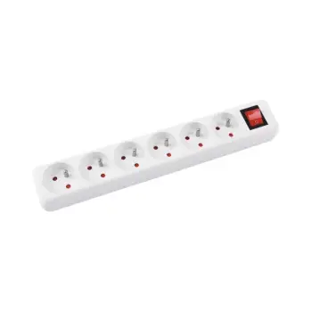 Shirit mbrojtës Office Products 13116141-14, 6 prizë, 1.5 m, i bardhë