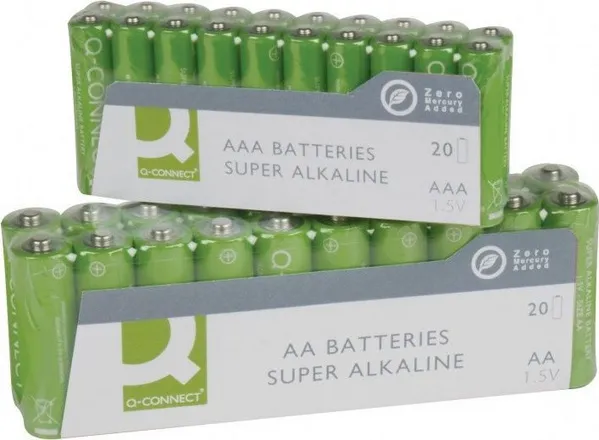 Bateri Q-CONNECT Super Alkaline AA, 1.5V, pako 20 copë - 2