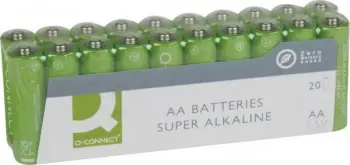 Bateri Q-CONNECT Super Alkaline AA, 1.5V, pako 20 copë